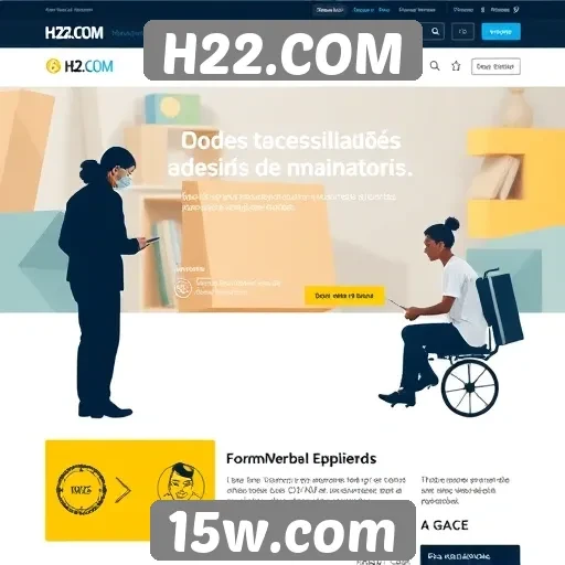 Acessibilidade e inclusão no site H22.COM